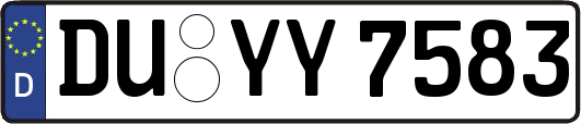 DU-YY7583