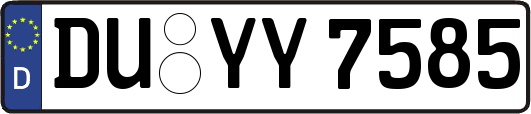 DU-YY7585