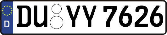 DU-YY7626