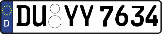 DU-YY7634