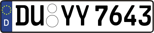 DU-YY7643