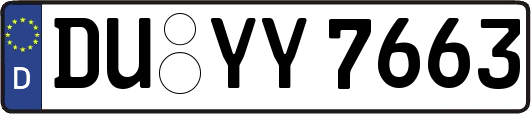 DU-YY7663