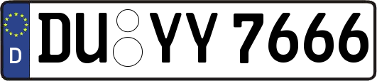 DU-YY7666