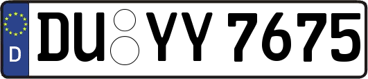 DU-YY7675