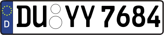 DU-YY7684