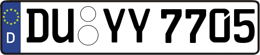 DU-YY7705