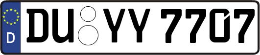 DU-YY7707