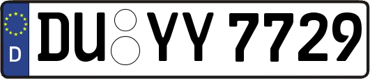 DU-YY7729