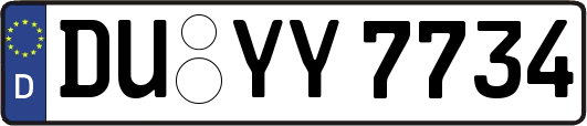 DU-YY7734