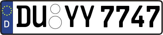 DU-YY7747
