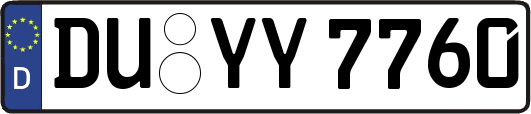 DU-YY7760