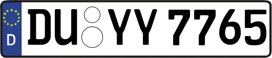 DU-YY7765