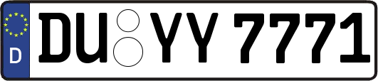 DU-YY7771