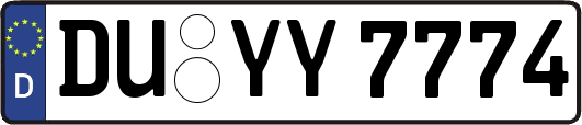 DU-YY7774