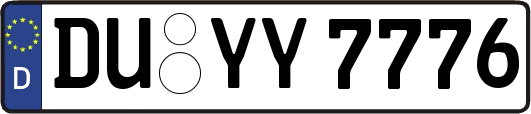 DU-YY7776