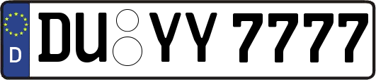 DU-YY7777