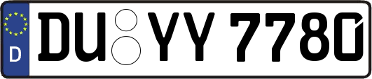 DU-YY7780