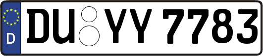 DU-YY7783