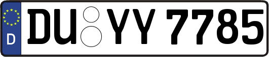 DU-YY7785