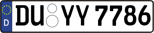 DU-YY7786