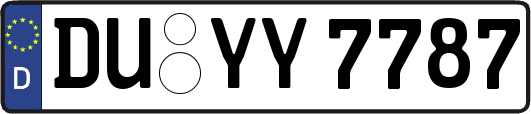 DU-YY7787