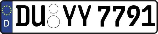 DU-YY7791