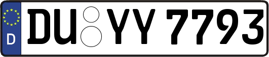 DU-YY7793