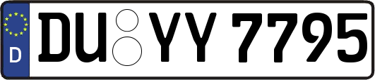 DU-YY7795