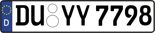 DU-YY7798