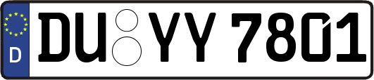 DU-YY7801