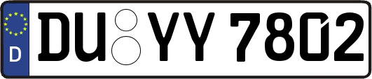 DU-YY7802