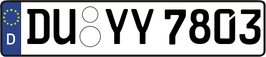 DU-YY7803