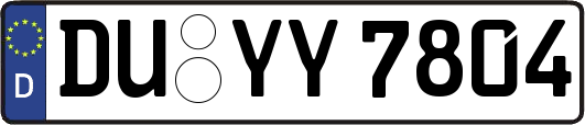 DU-YY7804