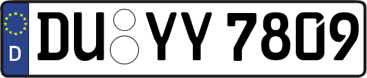 DU-YY7809