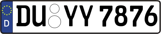 DU-YY7876