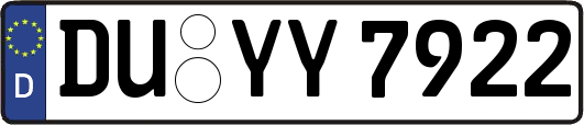 DU-YY7922