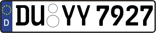 DU-YY7927