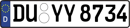DU-YY8734