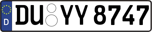DU-YY8747