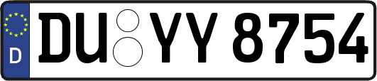 DU-YY8754