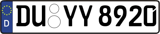 DU-YY8920