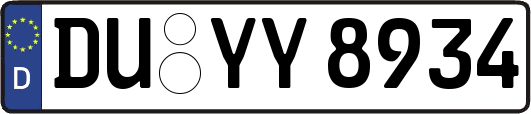 DU-YY8934