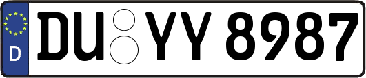 DU-YY8987