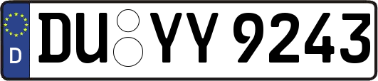 DU-YY9243
