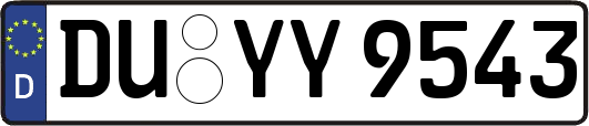 DU-YY9543