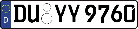 DU-YY9760