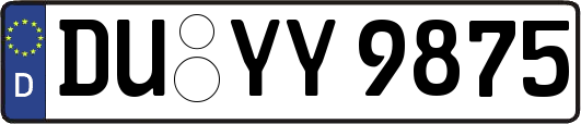 DU-YY9875