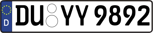 DU-YY9892
