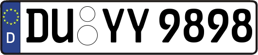 DU-YY9898