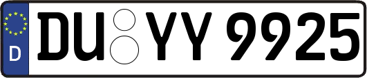 DU-YY9925